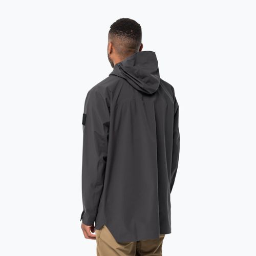 Jack Wolfskin vyriška striukė nuo lietaus Goldgewann Parka black 1115741_6350_003