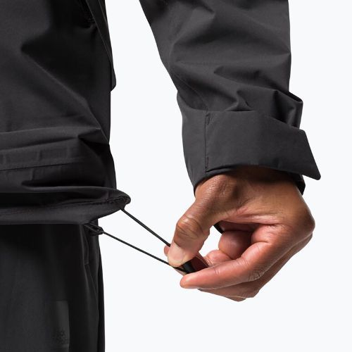 Jack Wolfskin vyriška lietaus striukė Mainkai juoda 1115761