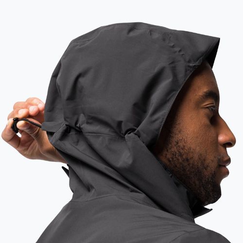 Jack Wolfskin vyriška lietaus striukė Mainkai juoda 1115761