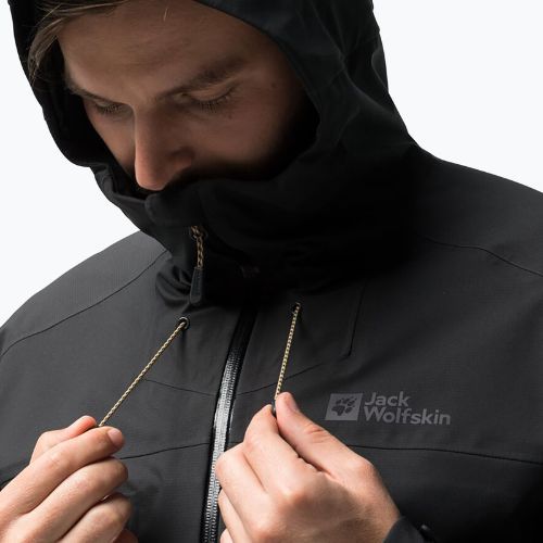 Jack Wolfskin vyriška striukė nuo lietaus Kammweg 3L Jkt M pilka 1115831