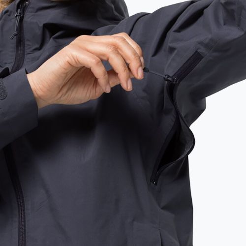 Jack Wolfskin moteriška striukė nuo lietaus Elsberg 2.5L pilka 1115951_1388_002