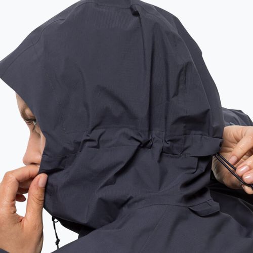 Jack Wolfskin moteriška striukė nuo lietaus Elsberg 2.5L pilka 1115951_1388_002