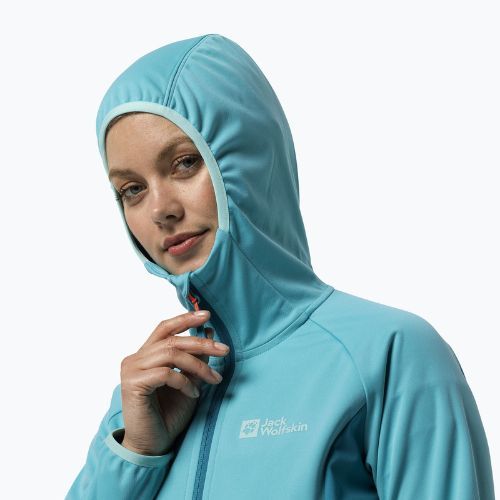 Jack Wolfskin moteriška Go Hike Softshell striukė mėlyna 1306862