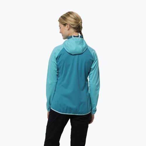 Jack Wolfskin moteriška Go Hike Softshell striukė mėlyna 1306862