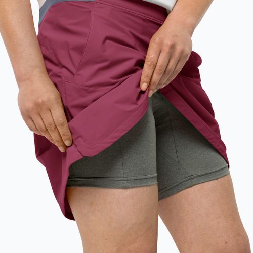 Jack Wolfskin Hilltop Trail trekingo sijonas raudonas 1505472