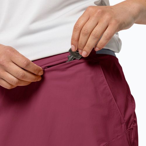 Jack Wolfskin Hilltop Trail trekingo sijonas raudonas 1505472