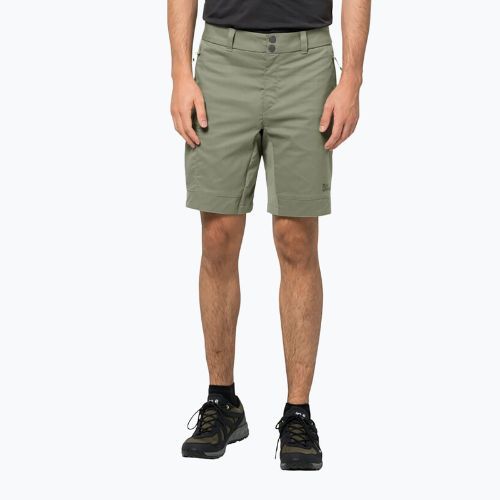 Jack Wolfskin Activate Tour vyriški šortai žalios spalvos 1507441