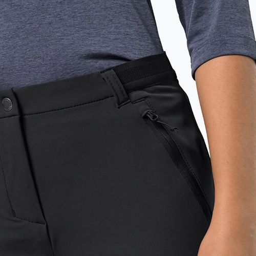Jack Wolfskin moteriškos softshello kelnės Geigelstein Slim juodos 1507741