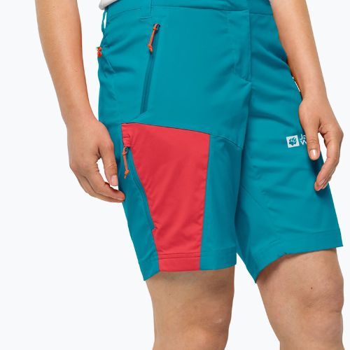 Jack Wolfskin moteriški trekingo šortai Glastal blue 1508171