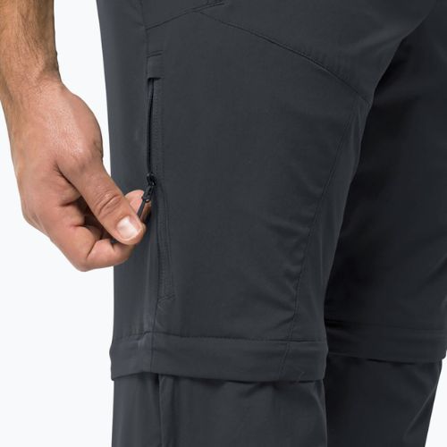 Vyriškos minkštos kelnės Jack Wolfskin Glastal Zip Away pilka 1508301