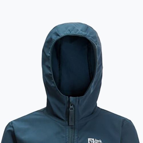 Jack Wolfskin vaikiška softshell striukė Solyd tamsiai mėlyna 1609821