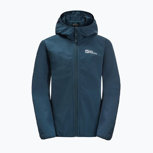 Jack Wolfskin vaikiška softshell striukė Solyd tamsiai mėlyna 1609821