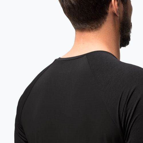 Jack Wolfskin Prelight Pro vyriški trekingo marškinėliai juodi 1809251