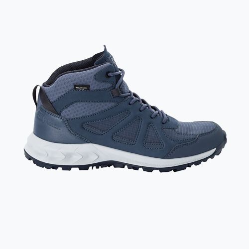 Jack Wolfskin moteriški trekingo batai Woodland 2 Texapore Mid navy blue 4051331