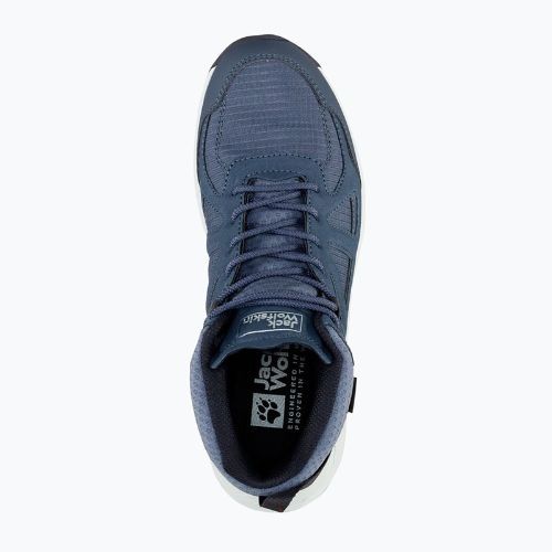 Jack Wolfskin moteriški trekingo batai Woodland 2 Texapore Mid navy blue 4051331