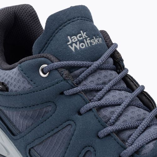 Jack Wolfskin moteriški trekingo batai Woodland 2 Texapore Low navy blue 4051341