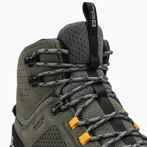 Jack Wolfskin vyriški Terraquest Texapore Mid trekingo batai žali 4056381_4143_075