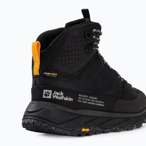 Jack Wolfskin vyriški Terraquest Texapore Mid trekingo batai juodi 4056381_6000_110
