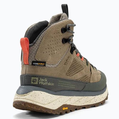 Jack Wolfskin moteriški trekingo batai Terraquest Texapore Mid green 4056391_5150_040