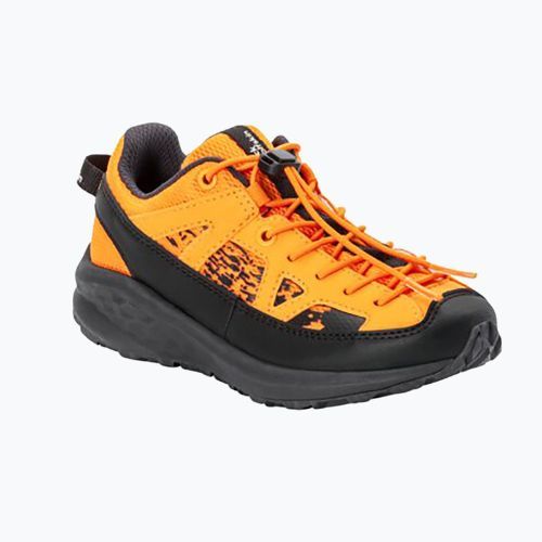 Jack Wolfskin Vili Sneaker Žemi vaikiški turistiniai batai oranžiniai 4056841