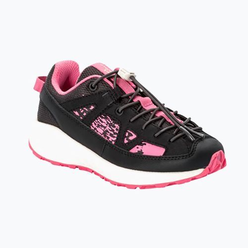 Jack Wolfskin Vili Sneaker Žemi vaikiški žygio batai juodi 4056841