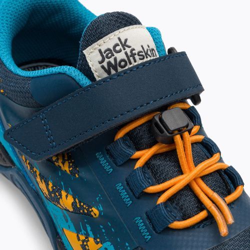 Jack Wolfskin Vili Action Low vaikiški trekingo batai tamsiai mėlyni 4056851