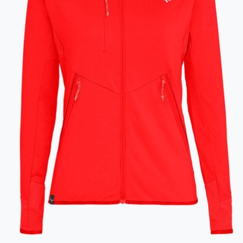 Salewa moteriška vilnonė striukė Agner Hybrid PL/DST FZ Hoody raudona 00-0000027372