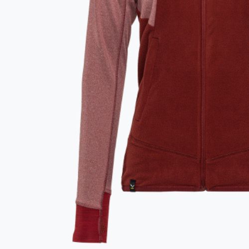Salewa Puez Hybrid PL FZ Hoody moteriškas vilnonis džemperis raudonas 00-0000027389