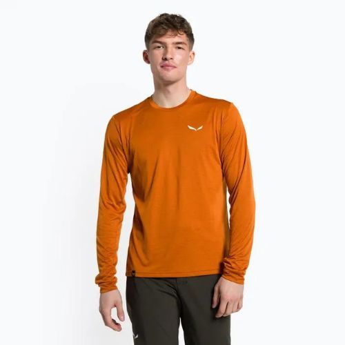 Salewa vyriški trekingo marškinėliai Puez Melange Dry orange 00-0000027453