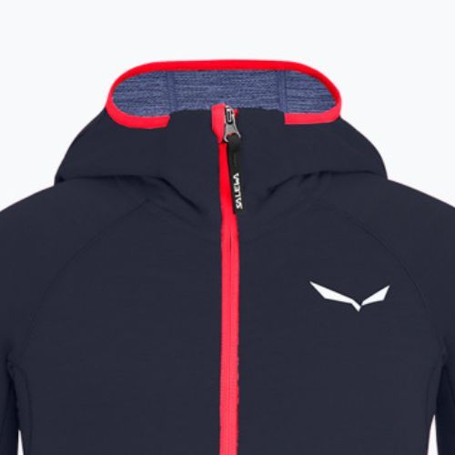 Salewa Puez Hybrid PL FZ Hoody vaikiškas vilnonis džemperis tamsiai mėlynas 00-0000027769