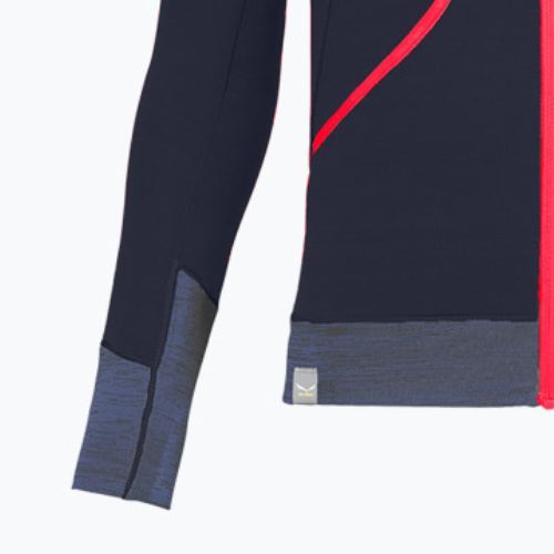 Salewa Puez Hybrid PL FZ Hoody vaikiškas vilnonis džemperis tamsiai mėlynas 00-0000027769