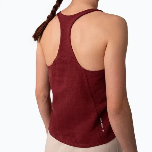 Salewa moteriški alpinistiniai marškinėliai Lavaredo Hemp Crop Tank red 00-0000028369