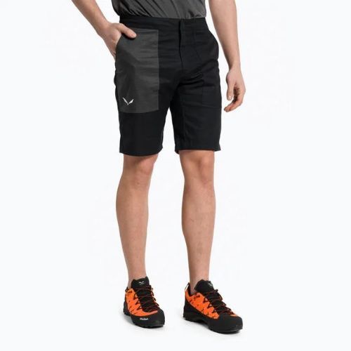 Salewa Lavaredo Hemp Ripstop vyriški alpinistiniai šortai juodi 00-0000028552