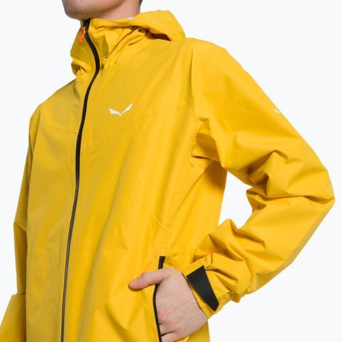 Salewa vyriška striukė nuo lietaus Puez Aqua 4 PTX 2.5L yellow 00-0000028615