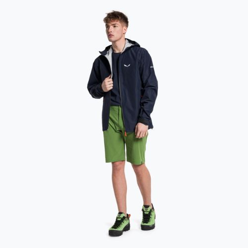 Salewa vyriška striukė nuo lietaus Puez Aqua 4 PTX 2.5L tamsiai mėlyna 00-0000028615