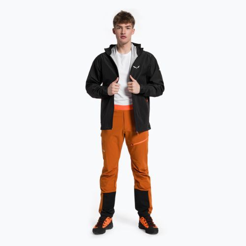 Salewa vyriška striukė nuo lietaus Puez Aqua 4 PTX 2.5L black 00-0000028615