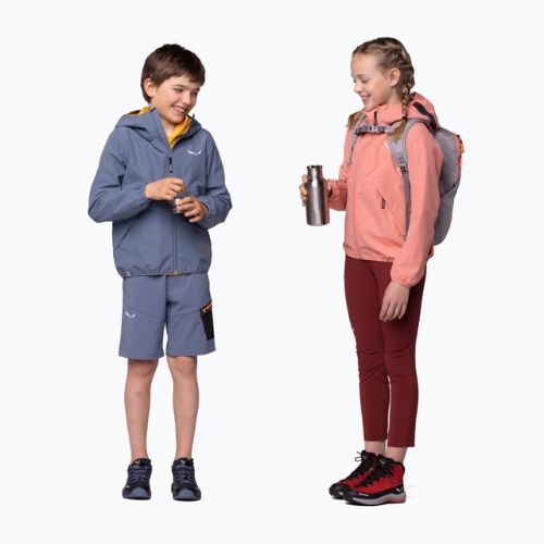 Salewa Aqua PTX vaikiška striukė nuo lietaus rožinė 00-0000028740