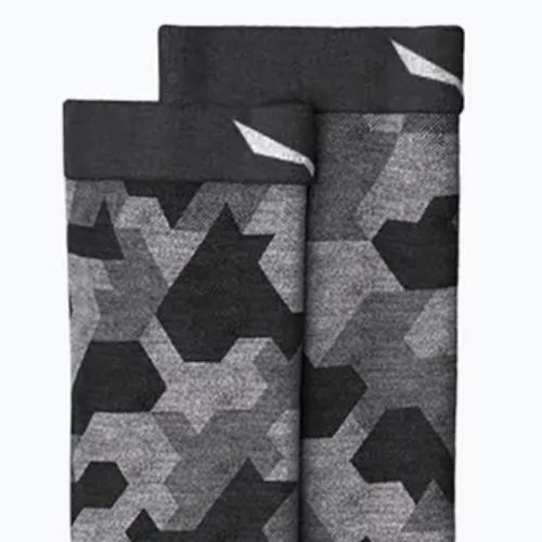 Vyriškos trekingo kojinės Salewa Pedroc Camo AM Crew black-grey 00-0000069039