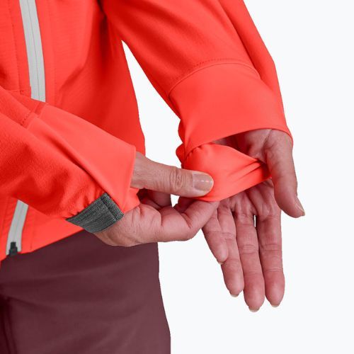 Moteriška softshell striukė ORTOVOX Berrino raudona 6027200018