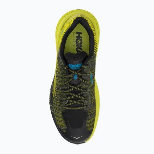 Moteriški bėgimo bateliai HOKA Evo Speedgoat black/yellow 1111430-CIB