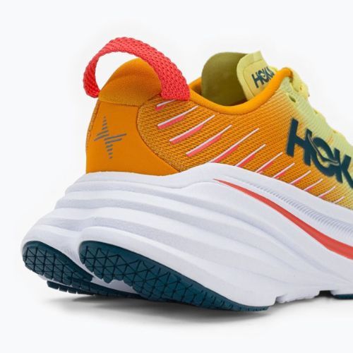 Moteriški bėgimo bateliai HOKA Bondi X yellow-orange 1113513-YPRY