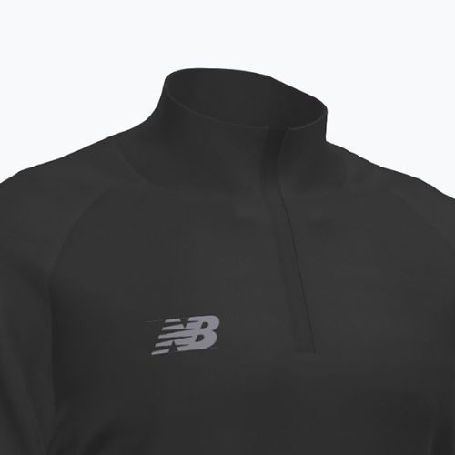 Vaikų futbolo marškinėliai New Balance Training 1/4 Zip trikotažiniai juodi NBEJT9035