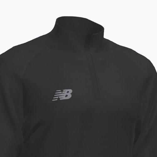 Vyriški New Balance Training 1/4 Zip megzti futbolo džemperiai juodi EMT9035BK