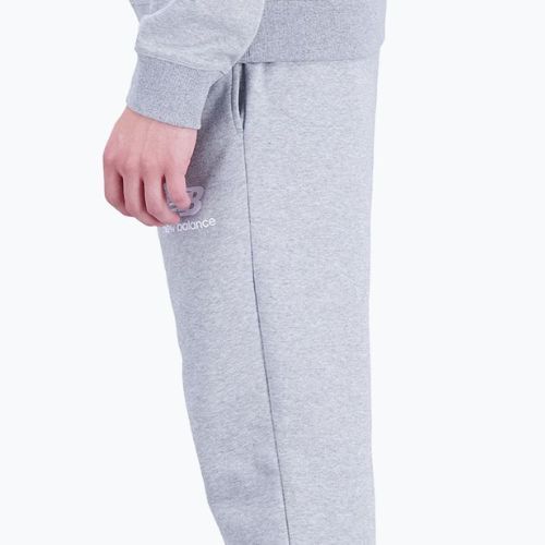 New Balance Essentials Stacked Logo French grey vyrų treniruočių kelnės MP31539AG