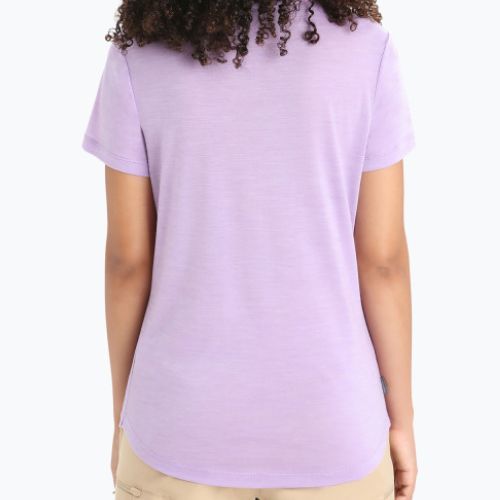 Icebreaker Sphere II moteriški trekingo marškinėliai purple gaze