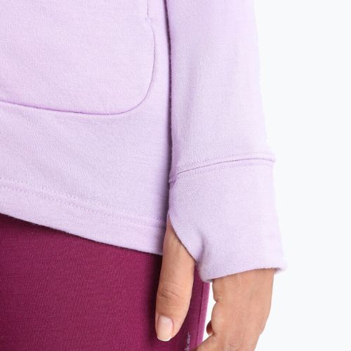Icebreaker moteriška trekingo striukė Quantum III Zip Hood purple gaze