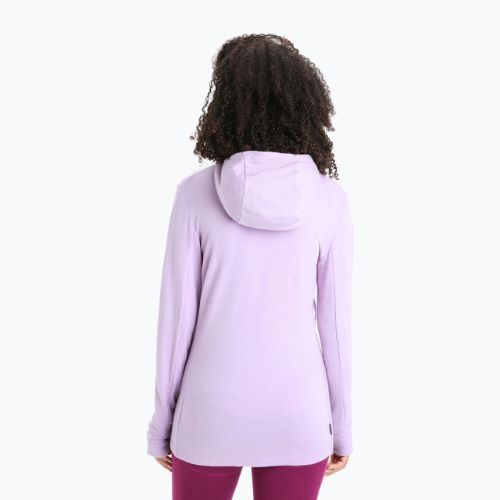 Icebreaker moteriška trekingo striukė Quantum III Zip Hood purple gaze
