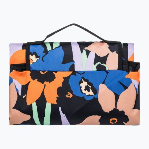 ROXY Pavasario puokštė paplūdimio antklodė antracito spalvos gėlė Jammin