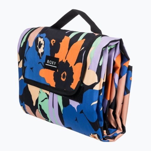 ROXY Pavasario puokštė paplūdimio antklodė antracito spalvos gėlė Jammin