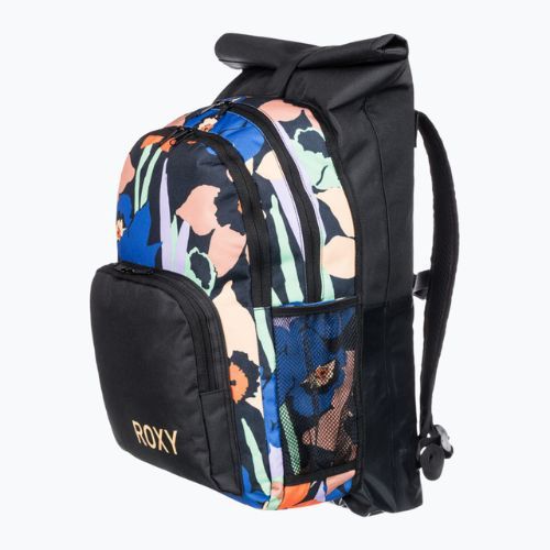 ROXY Ocean Child 17 l anthracite flower jammin moteriška turistinė kuprinė